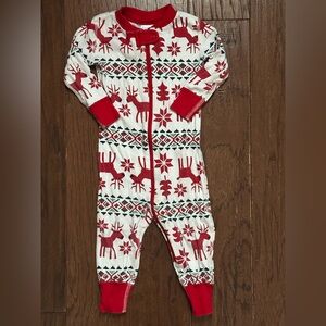 Hanna Andersson 12-18mo Dear Deer zippy